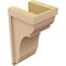 Ekena Millwork 7"W x 7"D x 14"H Wide Bryant Rough Cedar Woodgrain TimberThane Corbel, Primed Tan CORUR07X07X14BRYRCPR - alternate 3